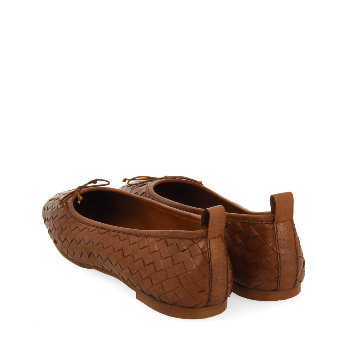 Thisted women's tan braided leather ballet flats - Image 4