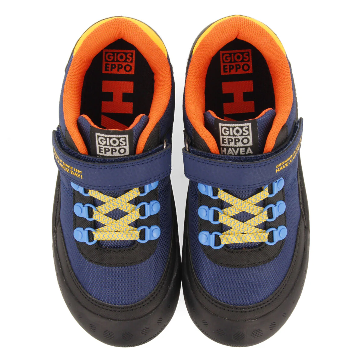 Thurso children's navy blue hiking sneakers - Image 3