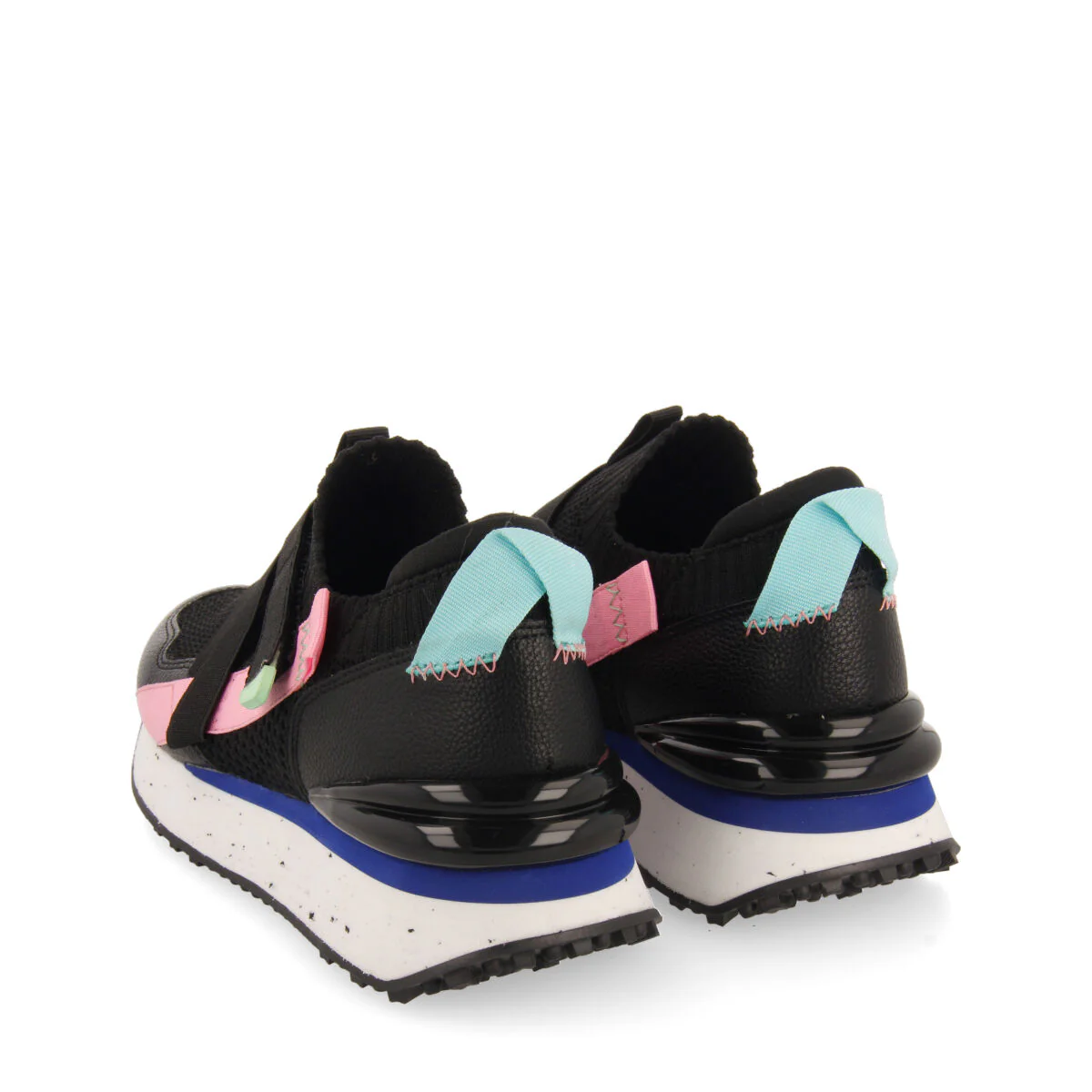 Tole women's black sock-style sneakers with straps - Image 4