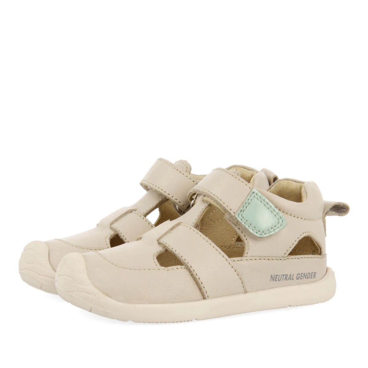 Vermusse boys off white leather sandals - Image 2