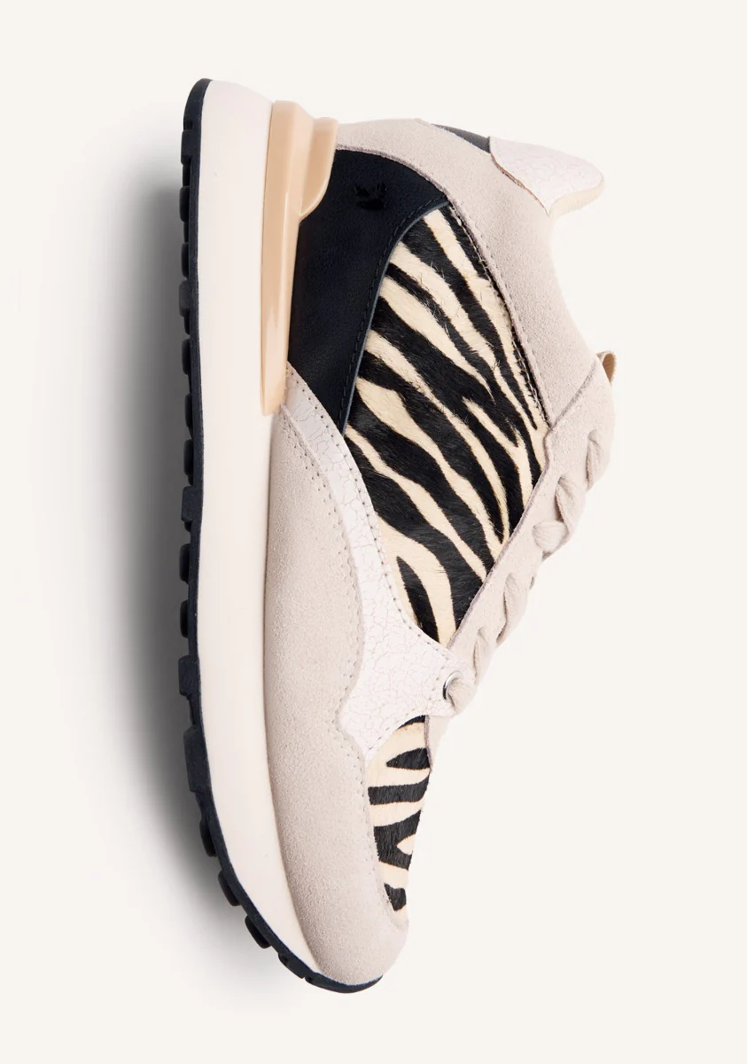WEDGE ANIMAL PRINT LEATHER SNEAKERS BARODA - Image 5