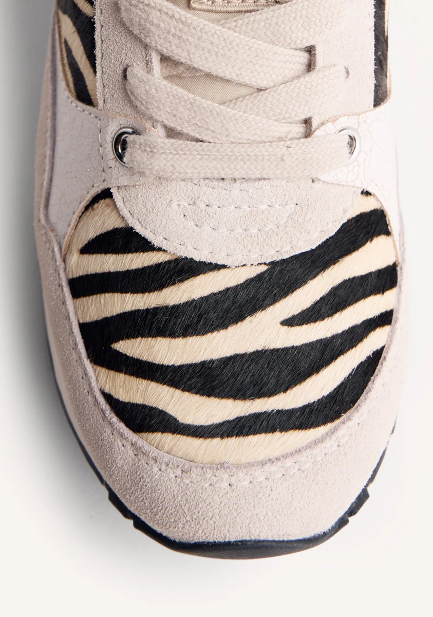 WEDGE ANIMAL PRINT LEATHER SNEAKERS BARODA - Image 6