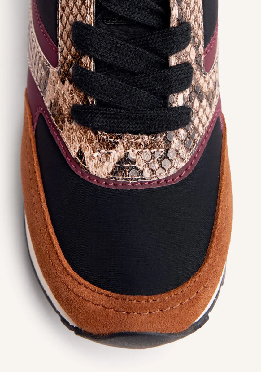 WEDGE LEATHER SNEAKERS HEMLOCK - Image 6