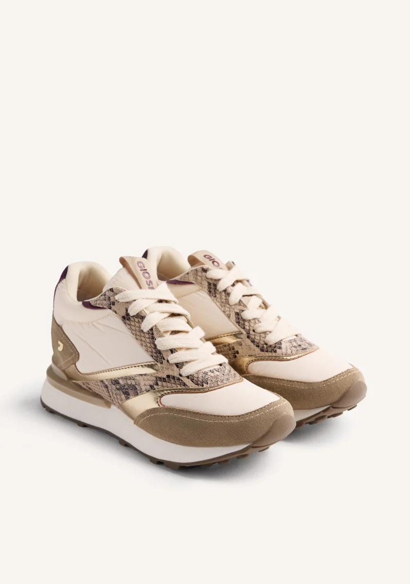 WEDGE LEATHER SNEAKERS HEMLOCK - Image 2