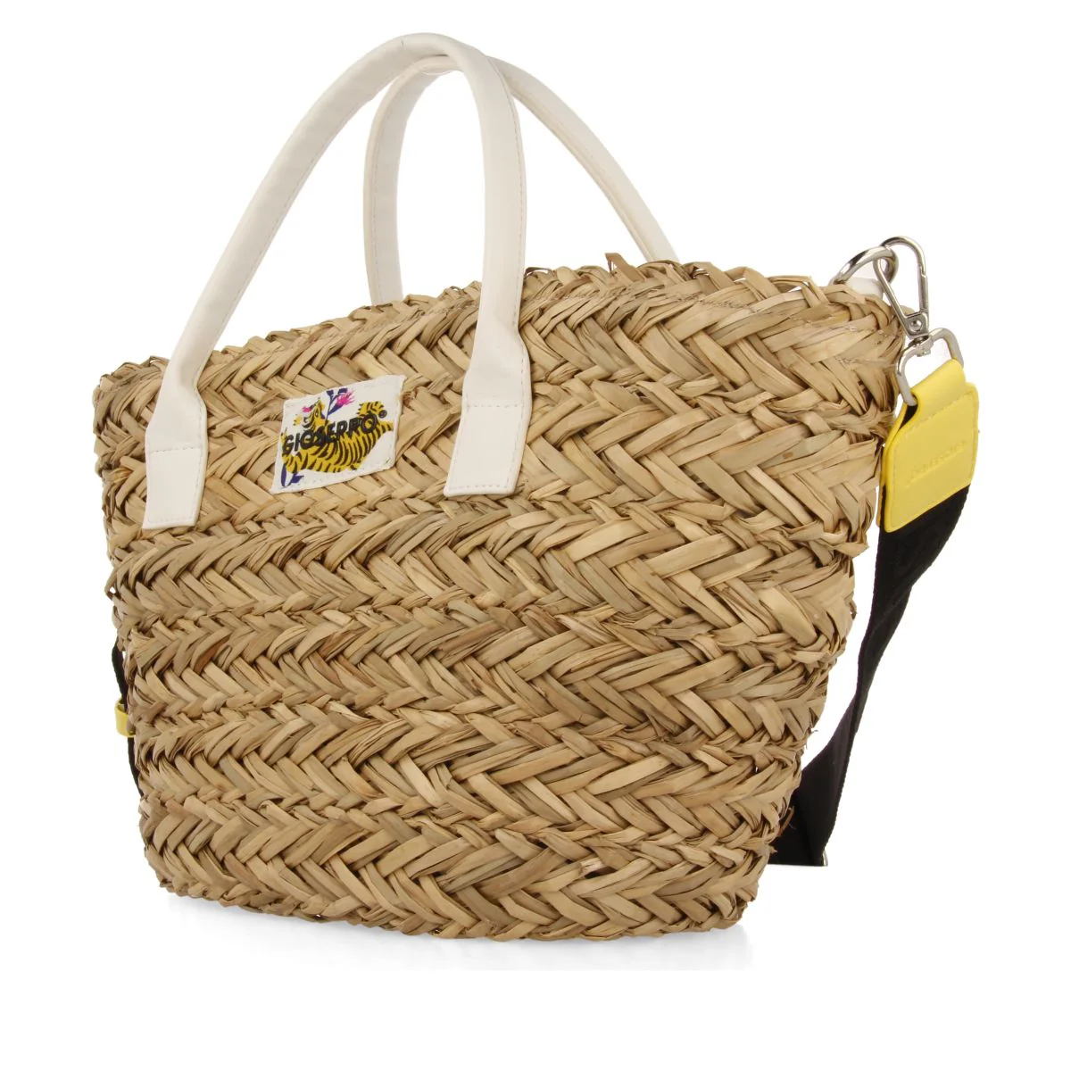 WHITE BASKET WITH COLORED ACCENTS KELCYRE - Image 3