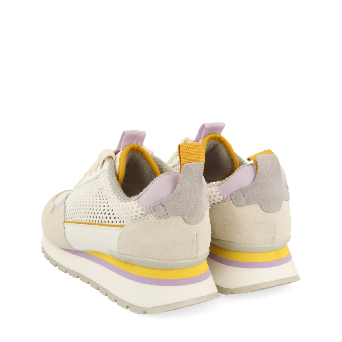 WHITE MESH SNEAKERS FOR WOMEN VAMO - Image 5