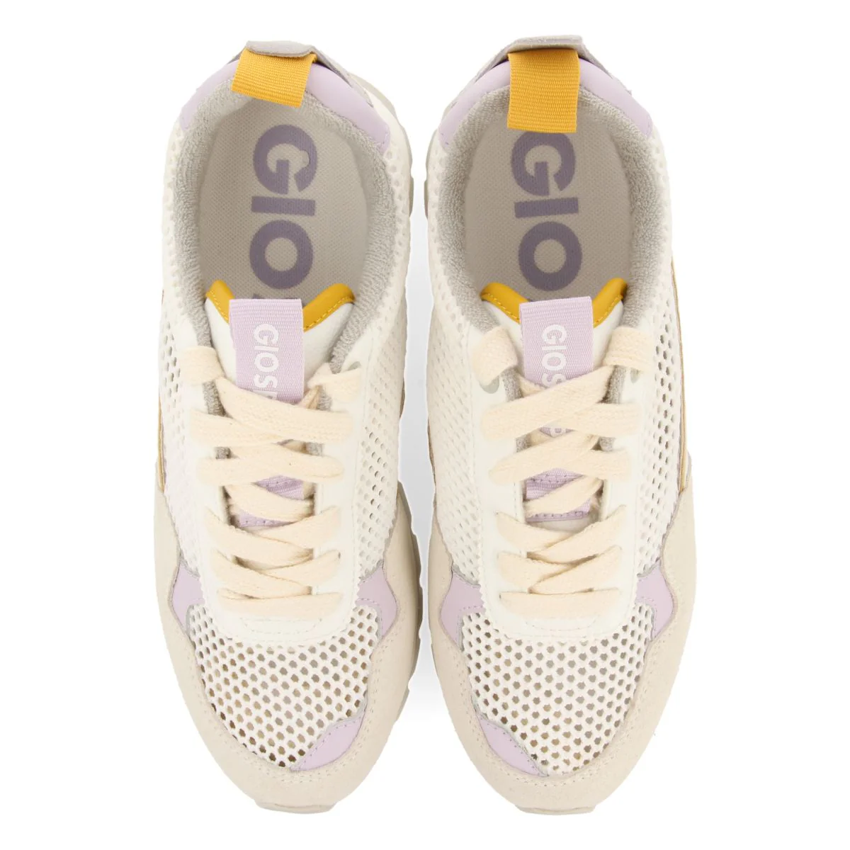 WHITE MESH SNEAKERS FOR WOMEN VAMO - Image 6