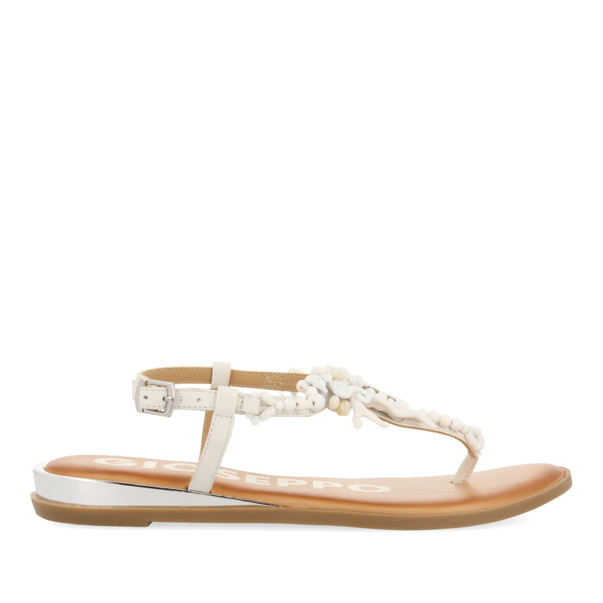 WHITE SANDALS FOR WOMAN ALBANY