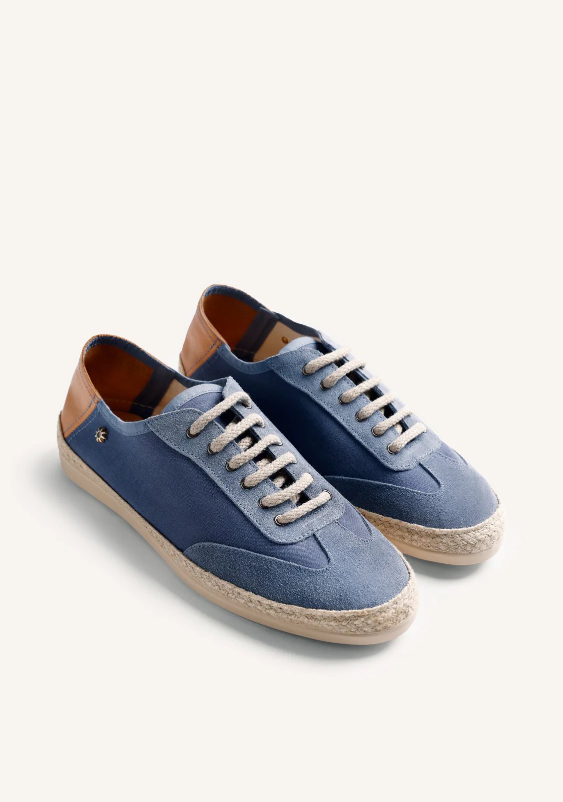 BLUE LEATHER SNEAKERS - Image 2