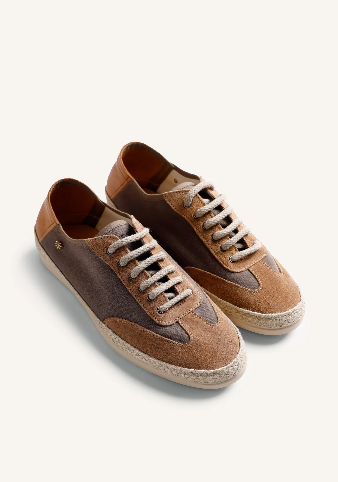 BROWN LEATHER SNEAKERS - Image 2