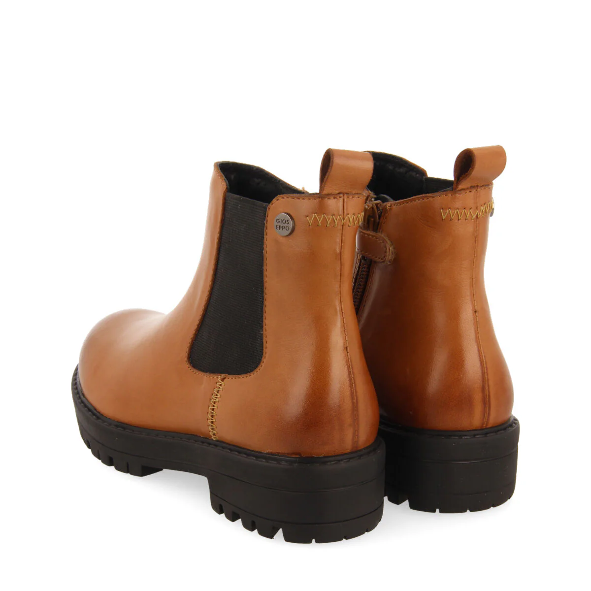 Zirl children's tan leather chelsea boots - Image 3